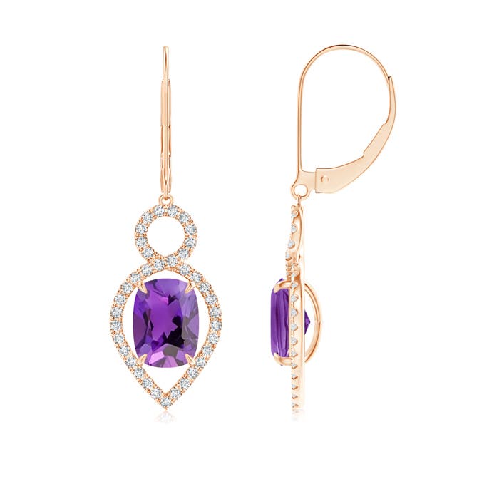 AAA - Amethyst / 2.77 CT / 14 KT Rose Gold