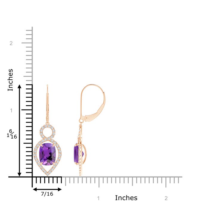 AAA - Amethyst / 2.77 CT / 14 KT Rose Gold