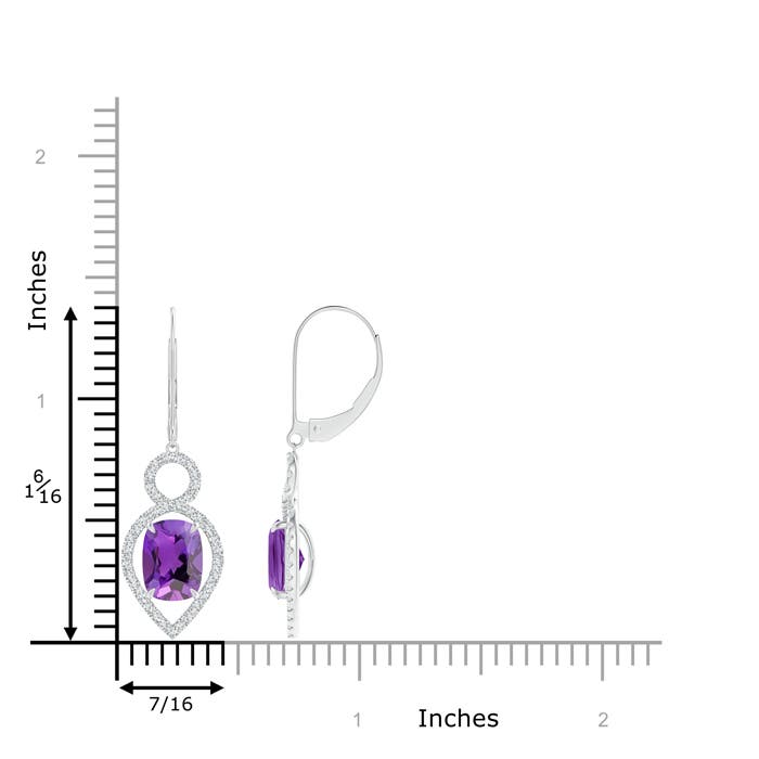 AAA - Amethyst / 2.77 CT / 14 KT White Gold