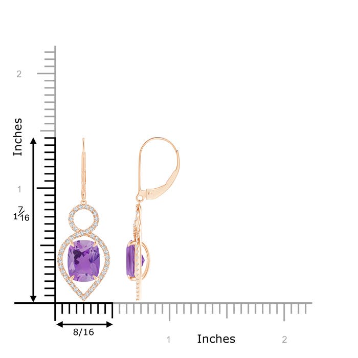 A - Amethyst / 4.43 CT / 14 KT Rose Gold