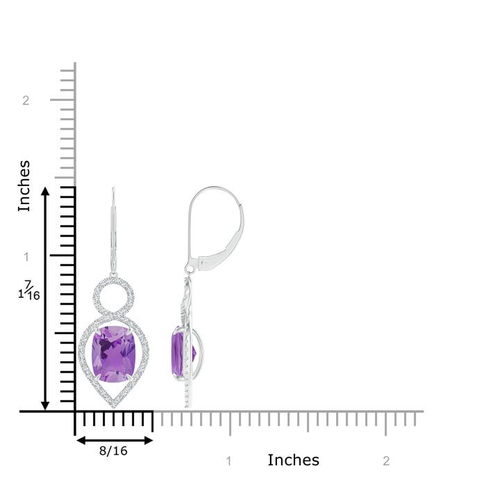 A - Amethyst / 4.43 CT / 14 KT White Gold