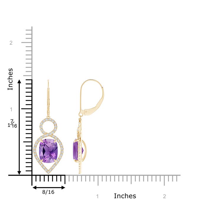 AA - Amethyst / 4.43 CT / 14 KT Yellow Gold