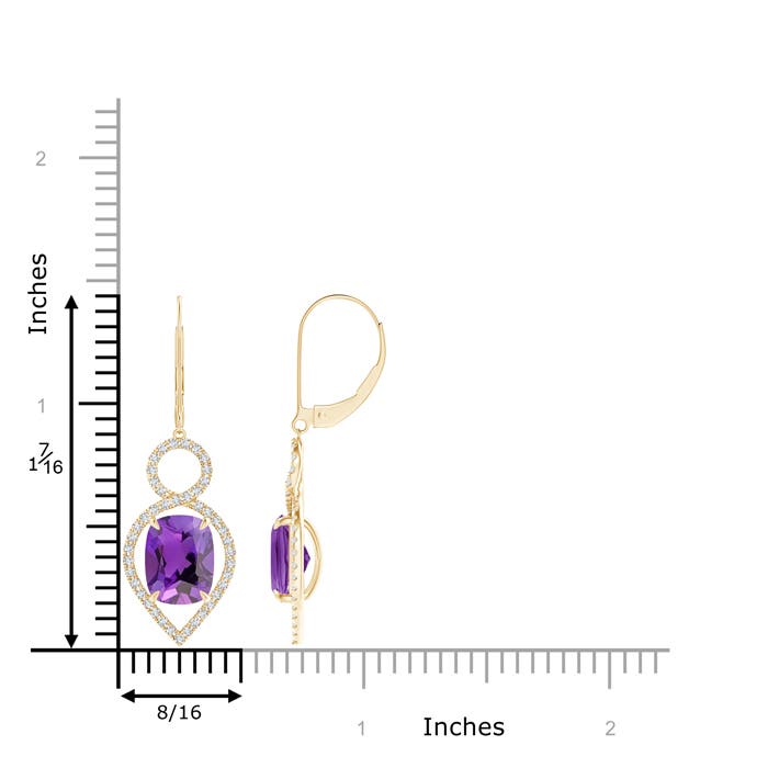 AAA - Amethyst / 4.43 CT / 14 KT Yellow Gold