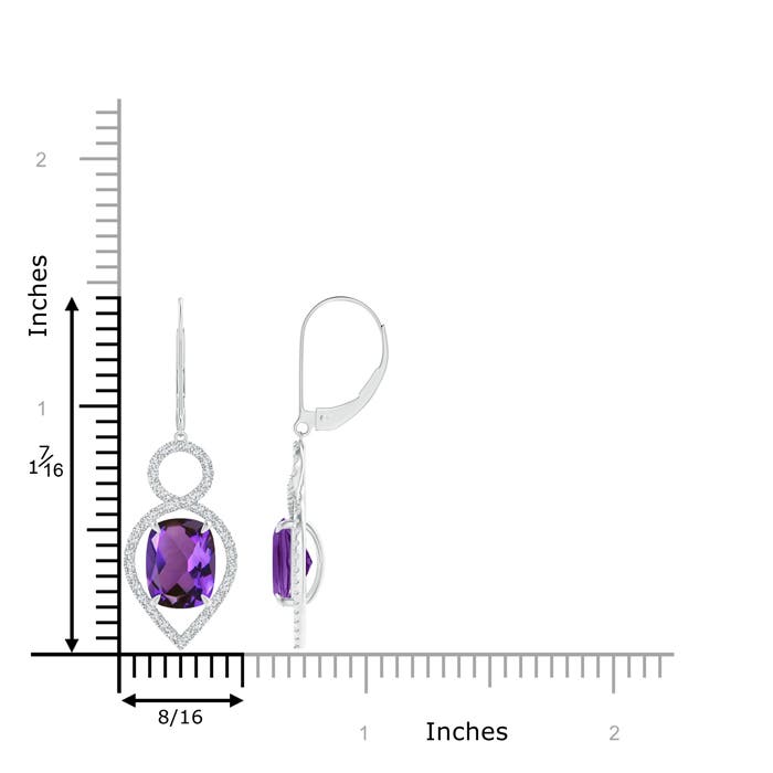 AAAA - Amethyst / 4.43 CT / 14 KT White Gold