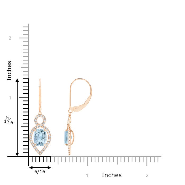 AA - Aquamarine / 2.13 CT / 14 KT Rose Gold