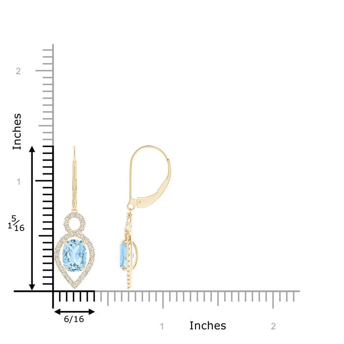 AAA - Aquamarine / 2.13 CT / 14 KT Yellow Gold