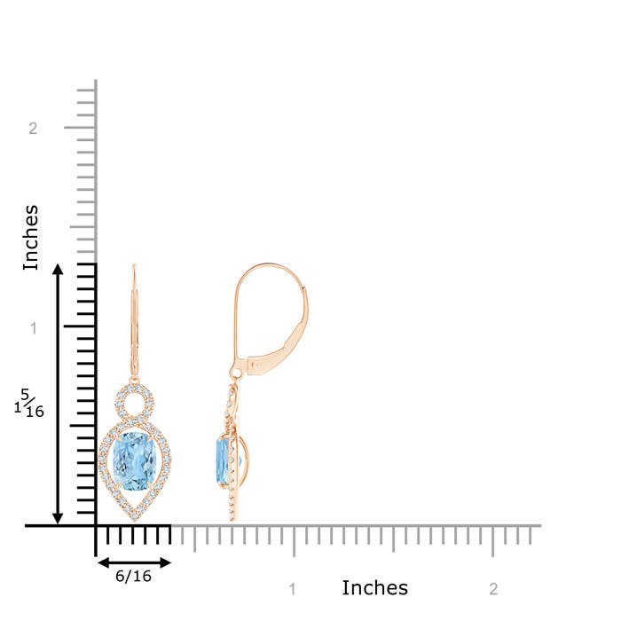 AAAA - Aquamarine / 2.13 CT / 14 KT Rose Gold