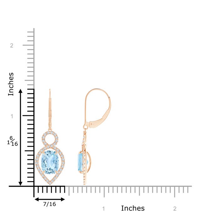 AAA - Aquamarine / 2.77 CT / 14 KT Rose Gold