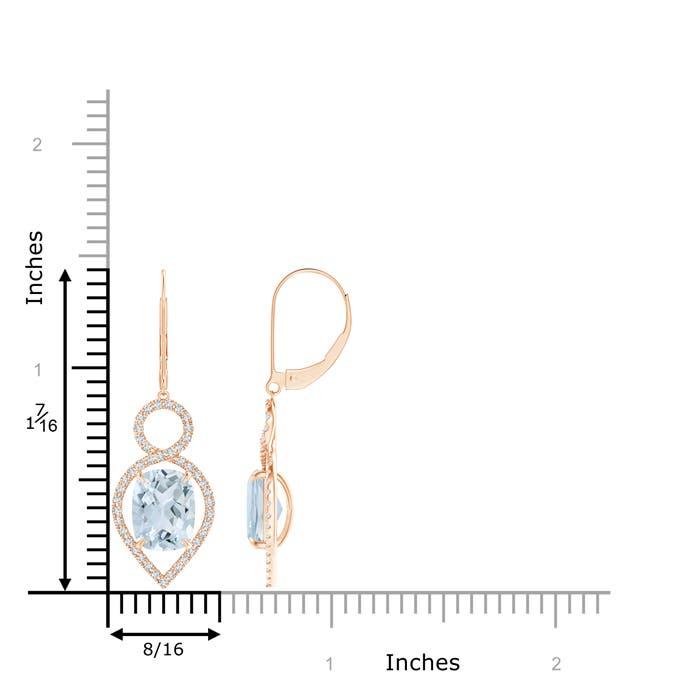 A - Aquamarine / 4.13 CT / 14 KT Rose Gold