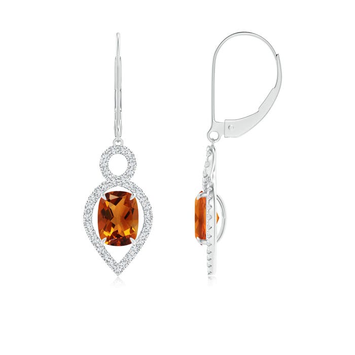 AAAA - Citrine / 1.93 CT / 14 KT White Gold