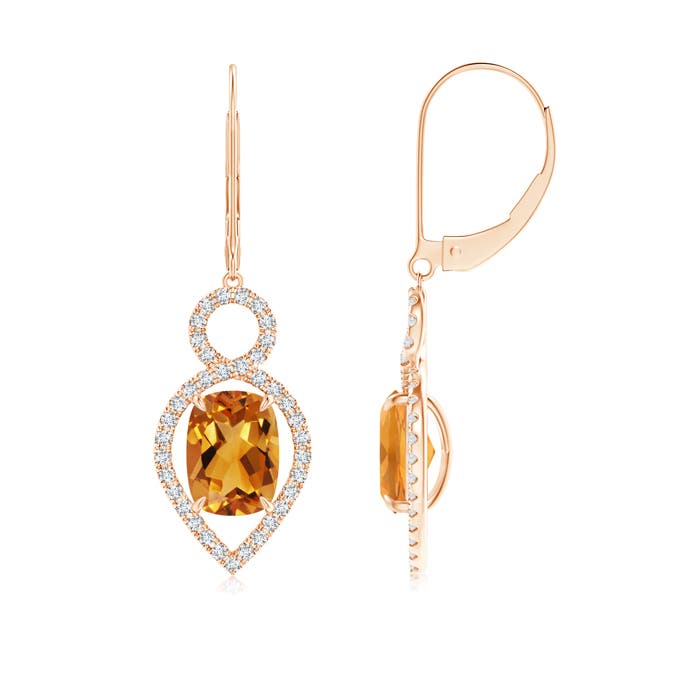 AA - Citrine / 3.07 CT / 14 KT Rose Gold