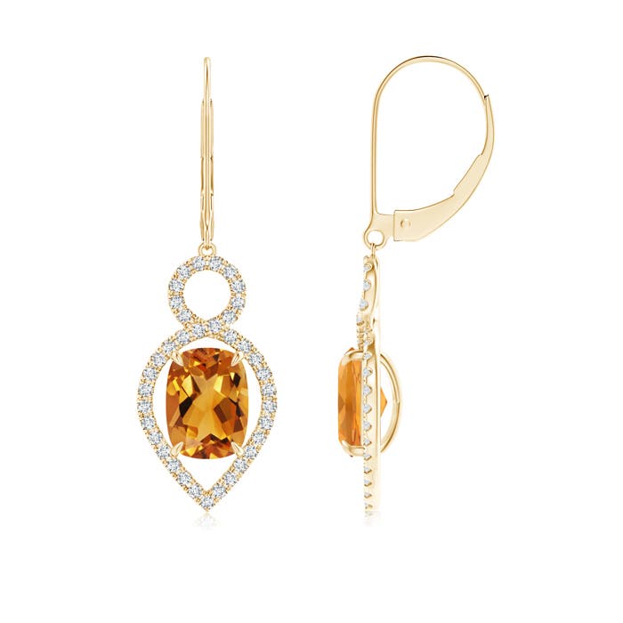 AA - Citrine / 3.07 CT / 14 KT Yellow Gold