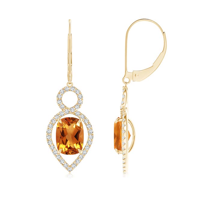 AAA - Citrine / 3.07 CT / 14 KT Yellow Gold