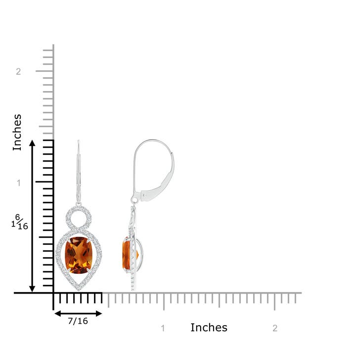 AAAA - Citrine / 3.07 CT / 14 KT White Gold