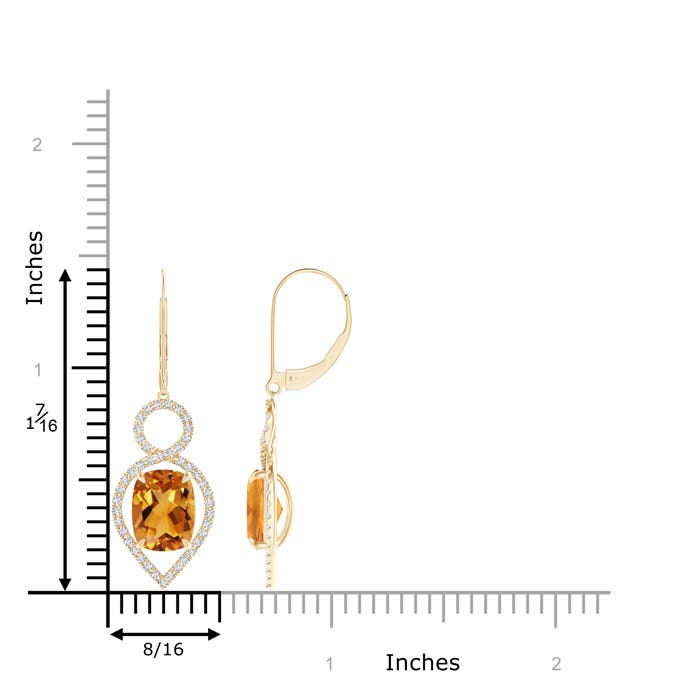 AA - Citrine / 4.33 CT / 14 KT Yellow Gold