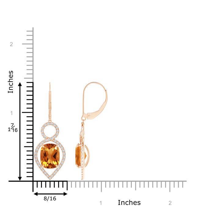 AAA - Citrine / 4.33 CT / 14 KT Rose Gold