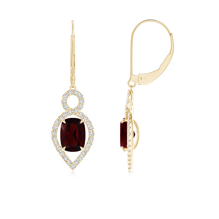 A - Garnet / 2.53 CT / 14 KT Yellow Gold