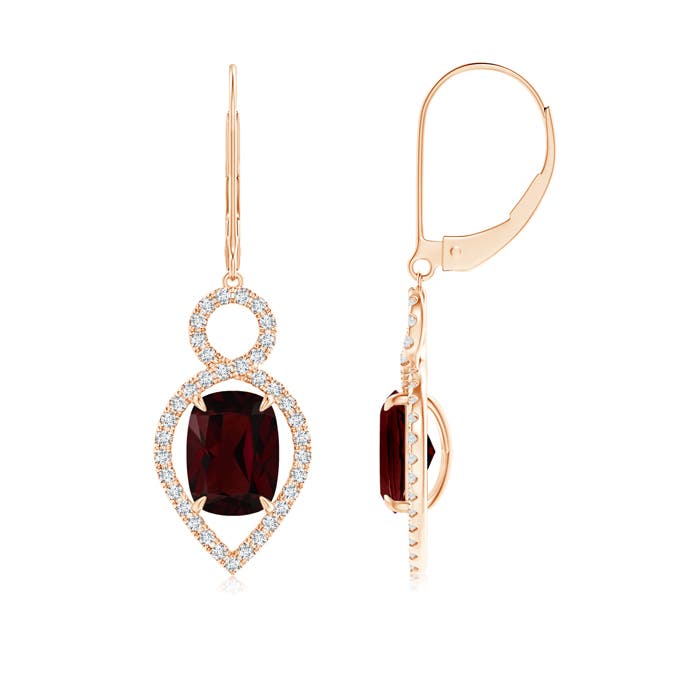 A - Garnet / 3.57 CT / 14 KT Rose Gold