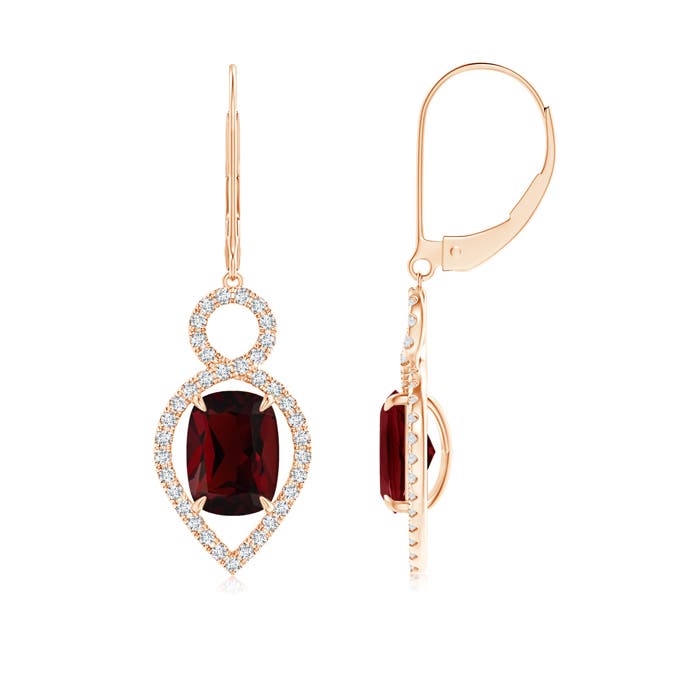 AA - Garnet / 3.57 CT / 14 KT Rose Gold