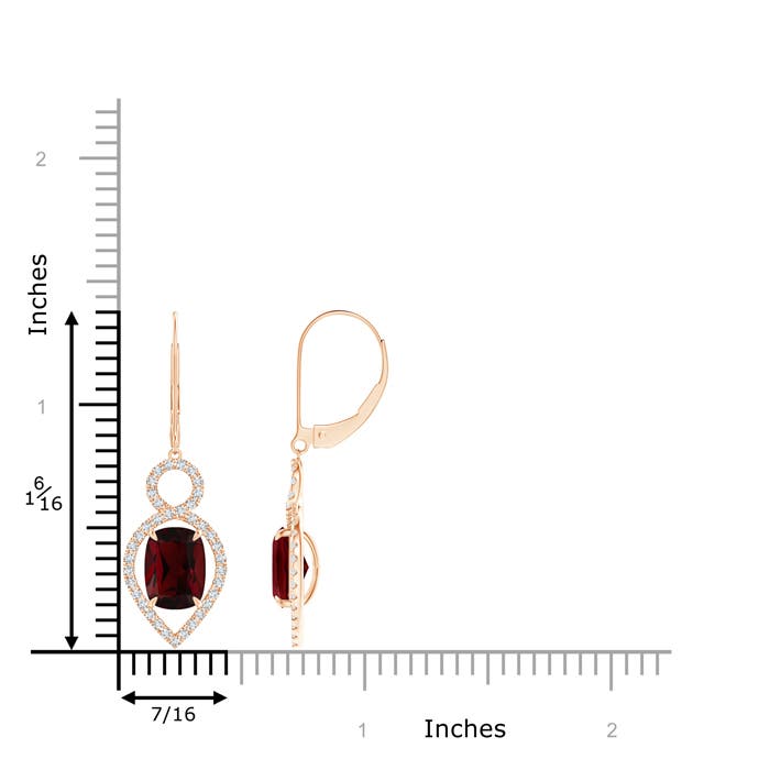 AA - Garnet / 3.57 CT / 14 KT Rose Gold