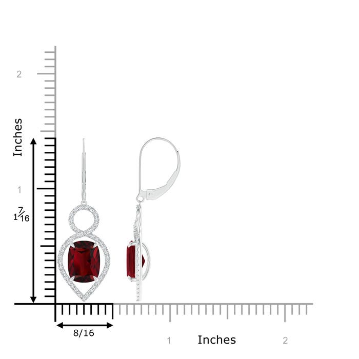 AAA - Garnet / 6.23 CT / 14 KT White Gold