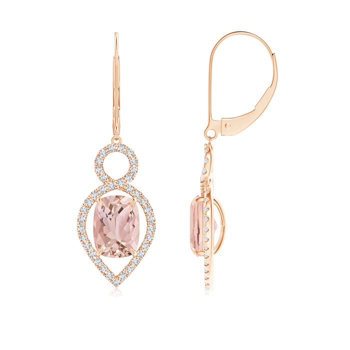 AAAA - Morganite / 2.77 CT / 14 KT Rose Gold