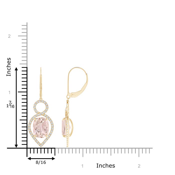 A - Morganite / 4.03 CT / 14 KT Yellow Gold