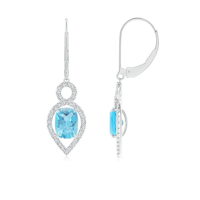 AA - Swiss Blue Topaz / 2.33 CT / 14 KT White Gold