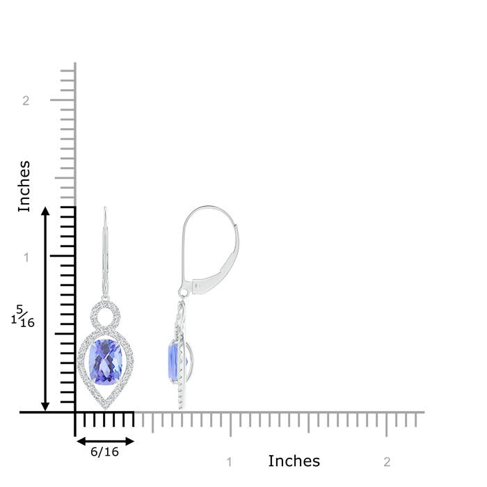 A - Tanzanite / 2.23 CT / 14 KT White Gold