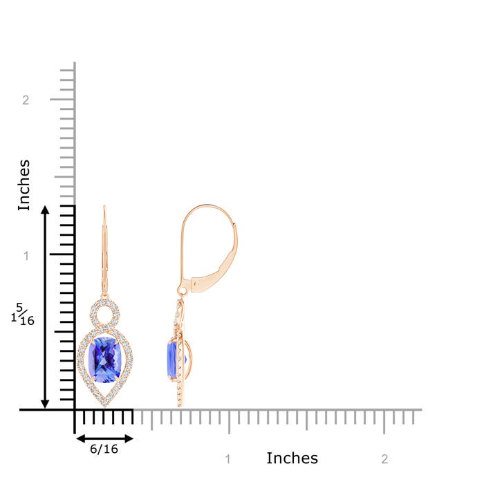 AA - Tanzanite / 2.23 CT / 14 KT Rose Gold