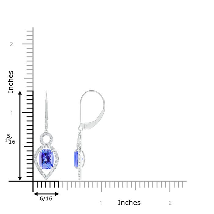 AA - Tanzanite / 2.23 CT / 14 KT White Gold