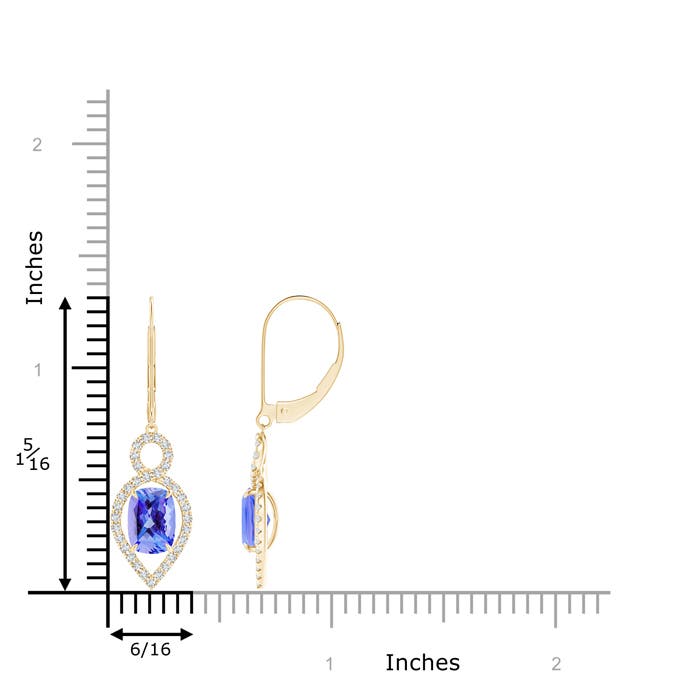 AA - Tanzanite / 2.23 CT / 14 KT Yellow Gold