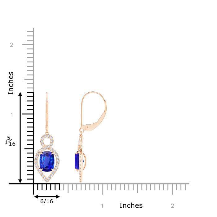 AAA - Tanzanite / 2.23 CT / 14 KT Rose Gold