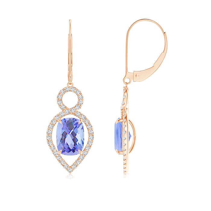 A - Tanzanite / 3.57 CT / 14 KT Rose Gold