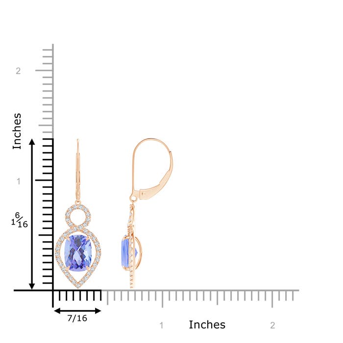 A - Tanzanite / 3.57 CT / 14 KT Rose Gold