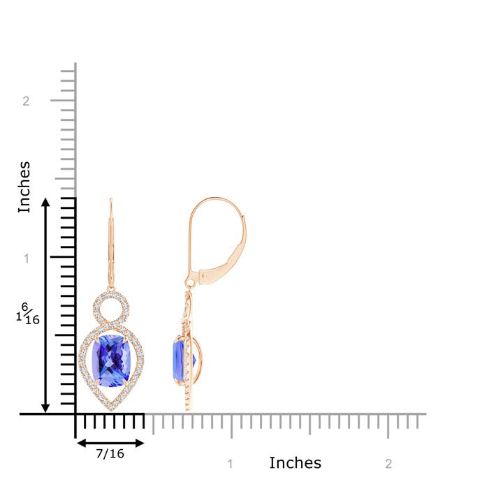 AA - Tanzanite / 3.57 CT / 14 KT Rose Gold