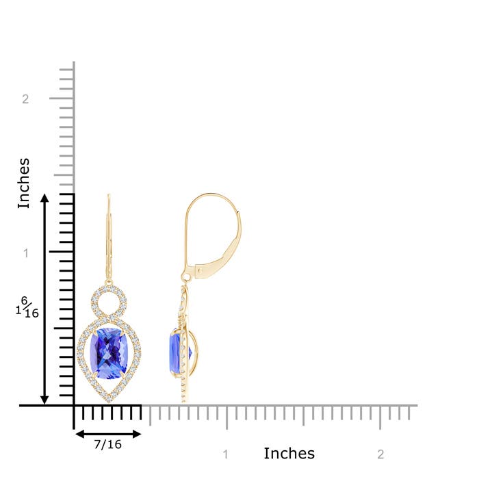 AA - Tanzanite / 3.57 CT / 14 KT Yellow Gold