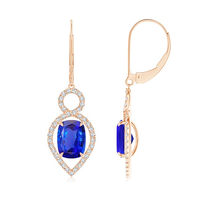 AAA - Tanzanite / 3.57 CT / 14 KT Rose Gold