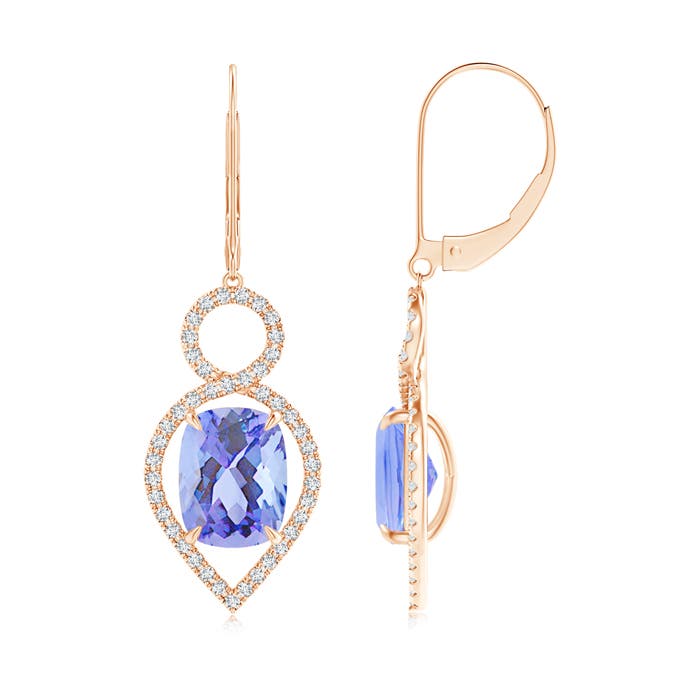 A - Tanzanite / 5.33 CT / 14 KT Rose Gold