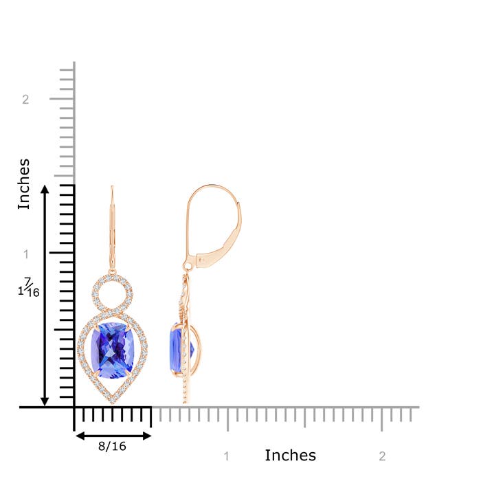 AA - Tanzanite / 5.33 CT / 14 KT Rose Gold