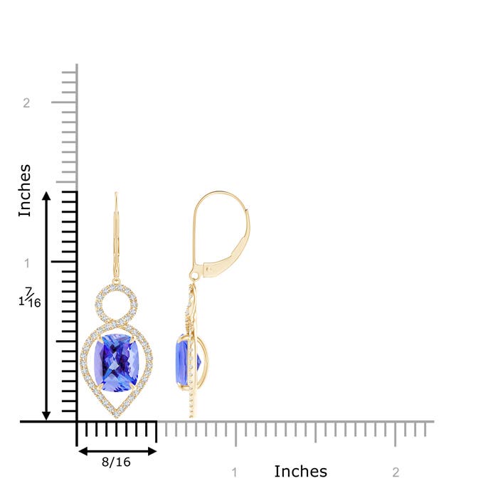 AA - Tanzanite / 5.33 CT / 14 KT Yellow Gold