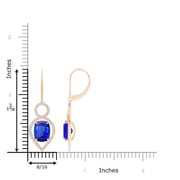 AAA - Tanzanite / 5.33 CT / 14 KT Rose Gold