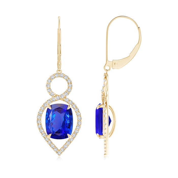 AAA - Tanzanite / 5.33 CT / 14 KT Yellow Gold