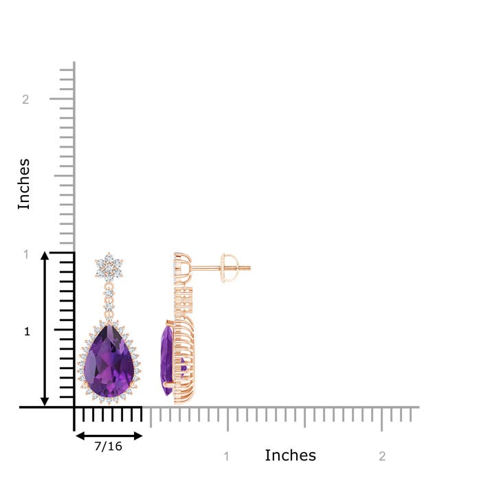 AAA - Amethyst / 5.79 CT / 14 KT Rose Gold