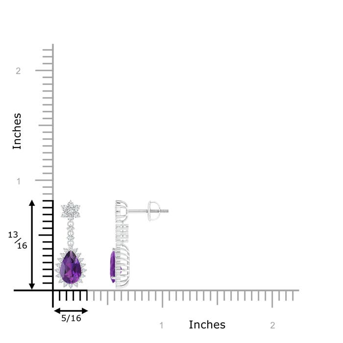 AAA - Amethyst / 1.88 CT / 14 KT White Gold