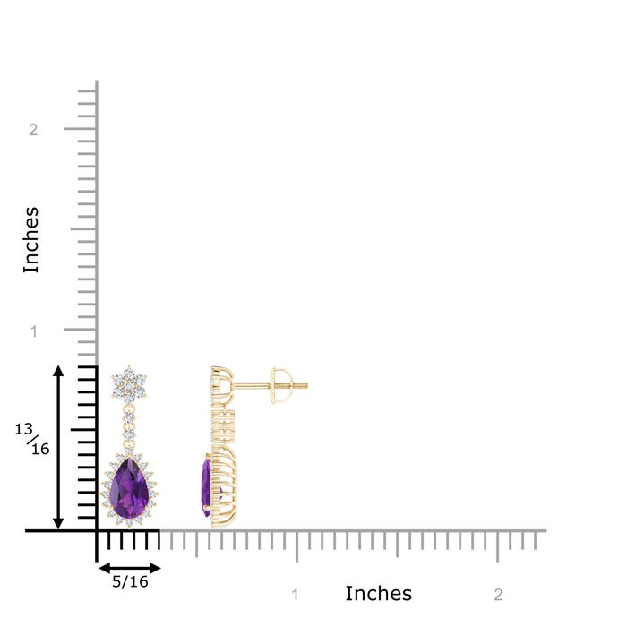 AAA - Amethyst / 1.88 CT / 14 KT Yellow Gold