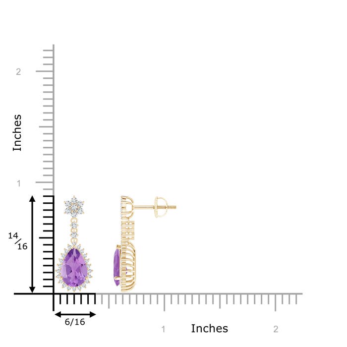 A - Amethyst / 2.62 CT / 14 KT Yellow Gold