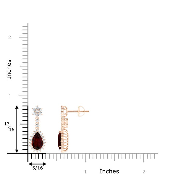 A - Garnet / 2.88 CT / 14 KT Rose Gold