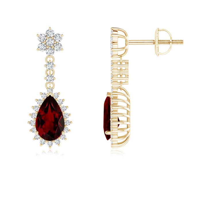 AA - Garnet / 2.88 CT / 14 KT Yellow Gold