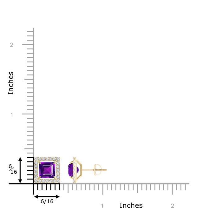 AAA - Amethyst / 2.38 CT / 14 KT Yellow Gold